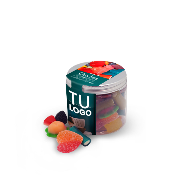 BOTE DE PLASTICO CON CARAMELOS 200 ML